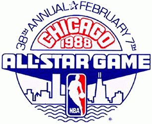 1987-1988 ALL STAR GAME CHICAGO